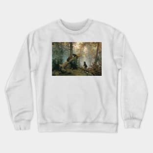 Ivan Shishkin, Morning in a Pine Forest Crewneck Sweatshirt